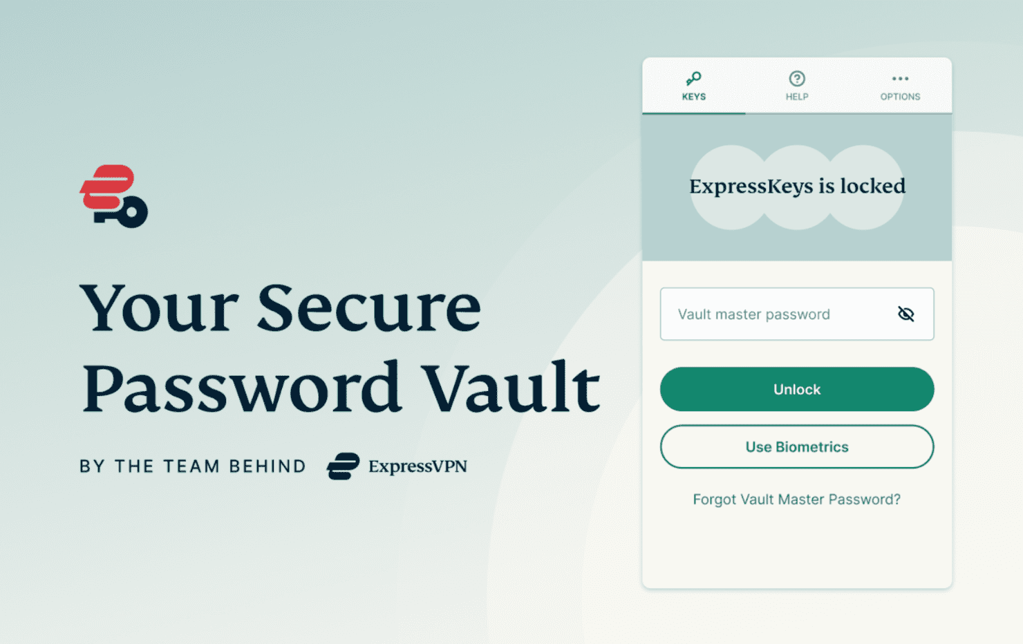 The setup page of the ExpressKeys extension.