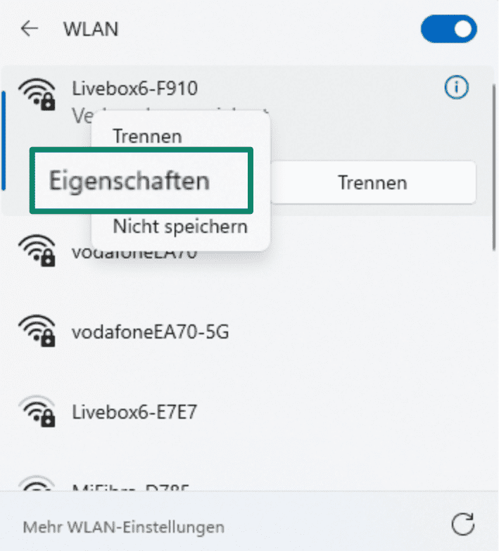 3.windows Wifi Properties De