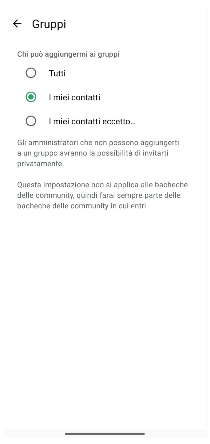 My Contacts Except It