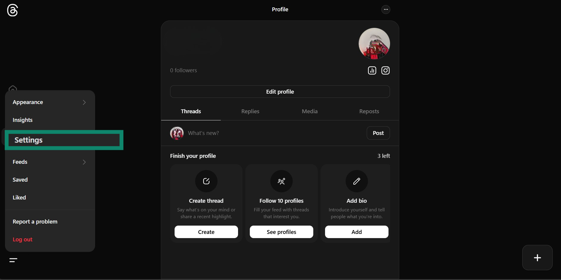 Deleting Threads Account 12