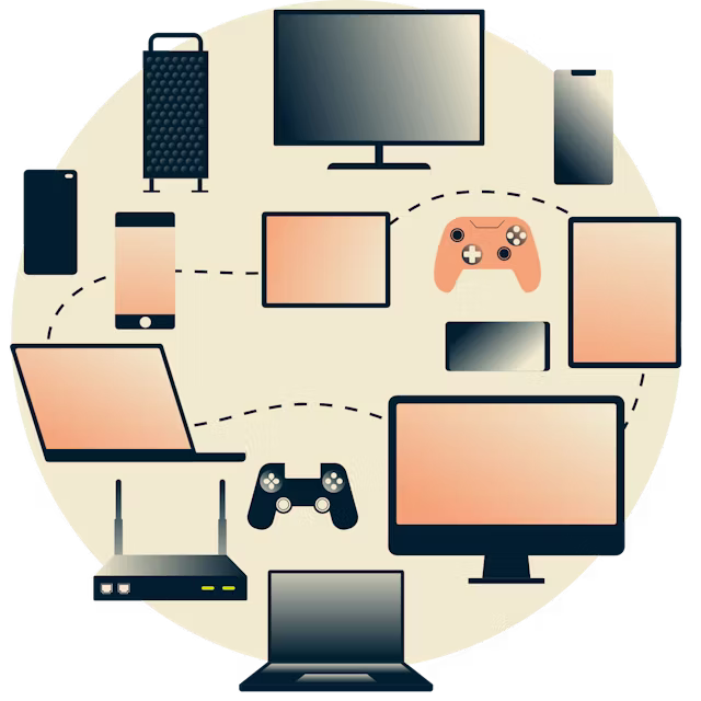 Kahdeksan ExpressVPN:ää käyttävää laitetta kerrallaan.