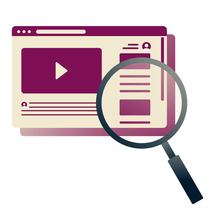 Una lupa permite ver de cerca lo que ocurre en la computadora.