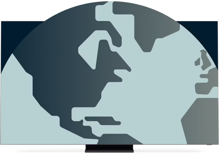 One game controller taking a long route to reach a server, with another one taking a short VPN tunnel.