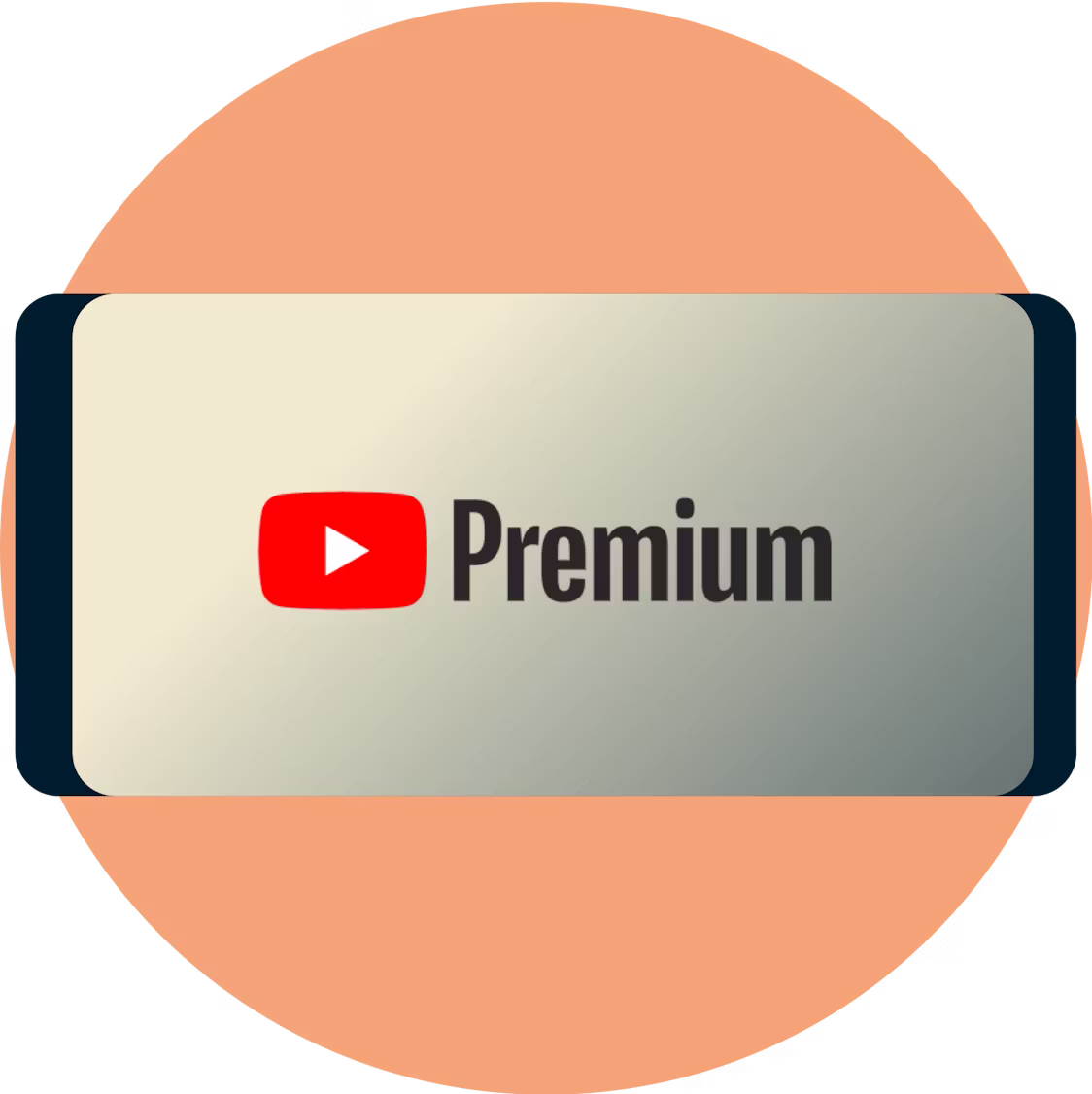 YouTube Premium sullo schermo di un telefono.