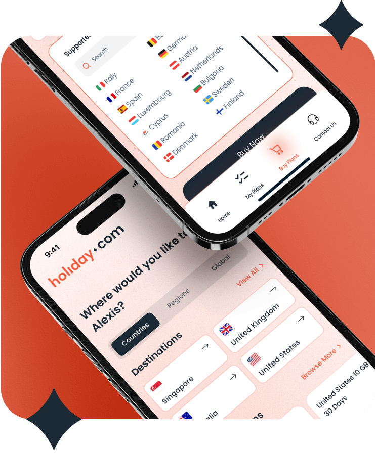 Obtenga una tarjeta eSIM de holiday.com gratis con ExpressVPN