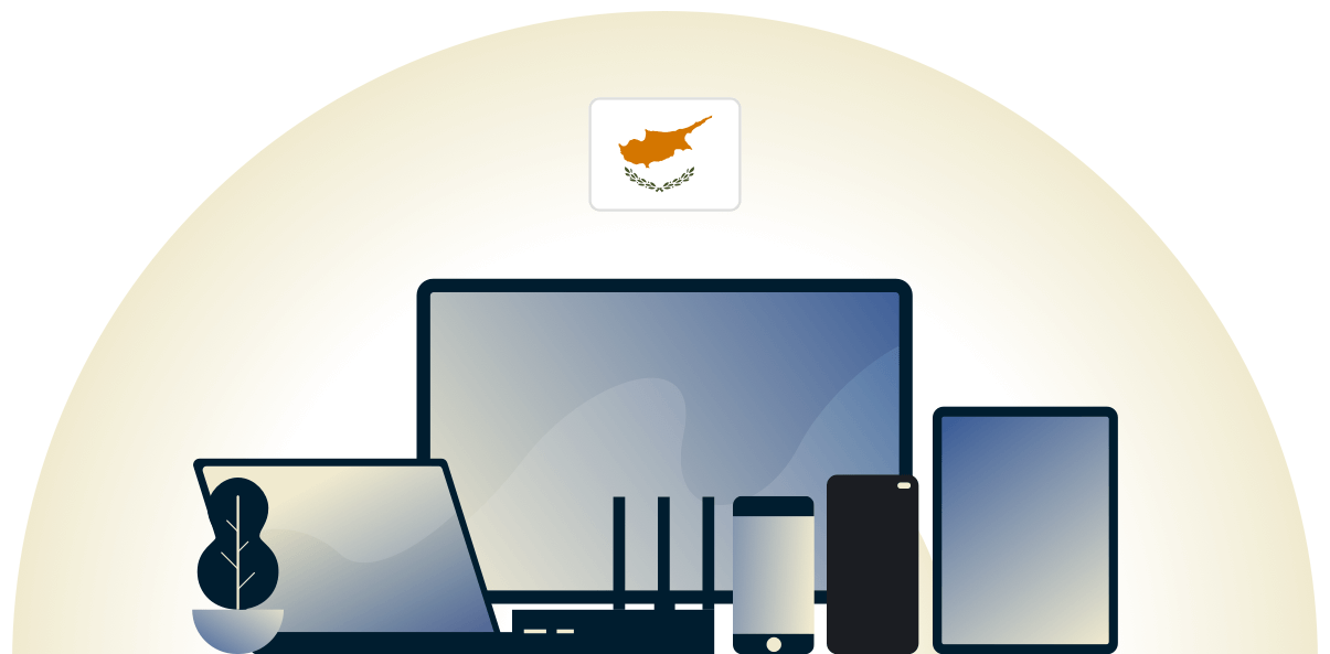 Cypryjski VPN chroniący różne urządzenia.