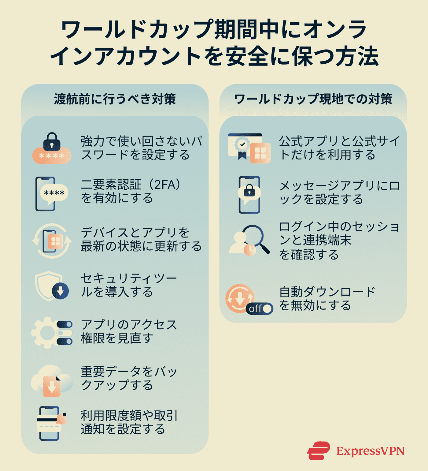 How to keep your online accounts safe before and during the World Cup.