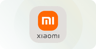 Xiaomi-logga på genomskinlig bakgrund